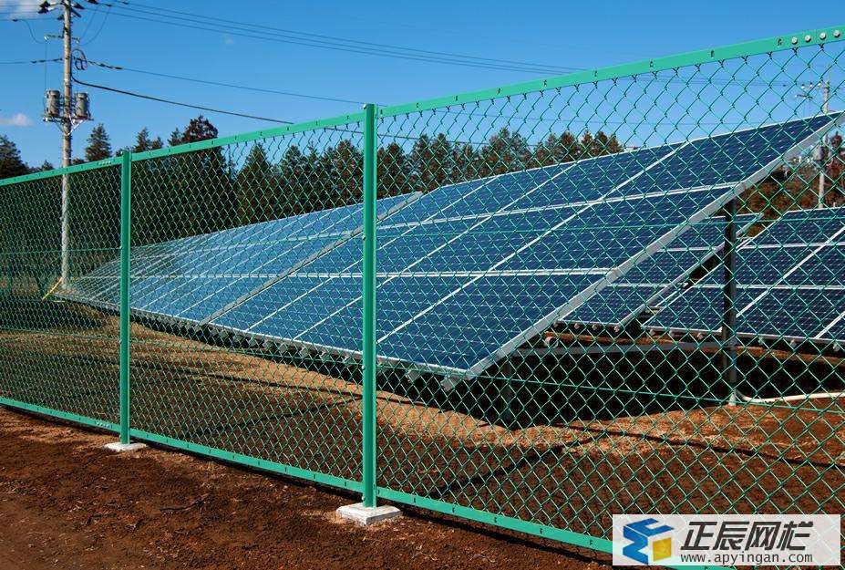 光伏電站圍欄效果圖