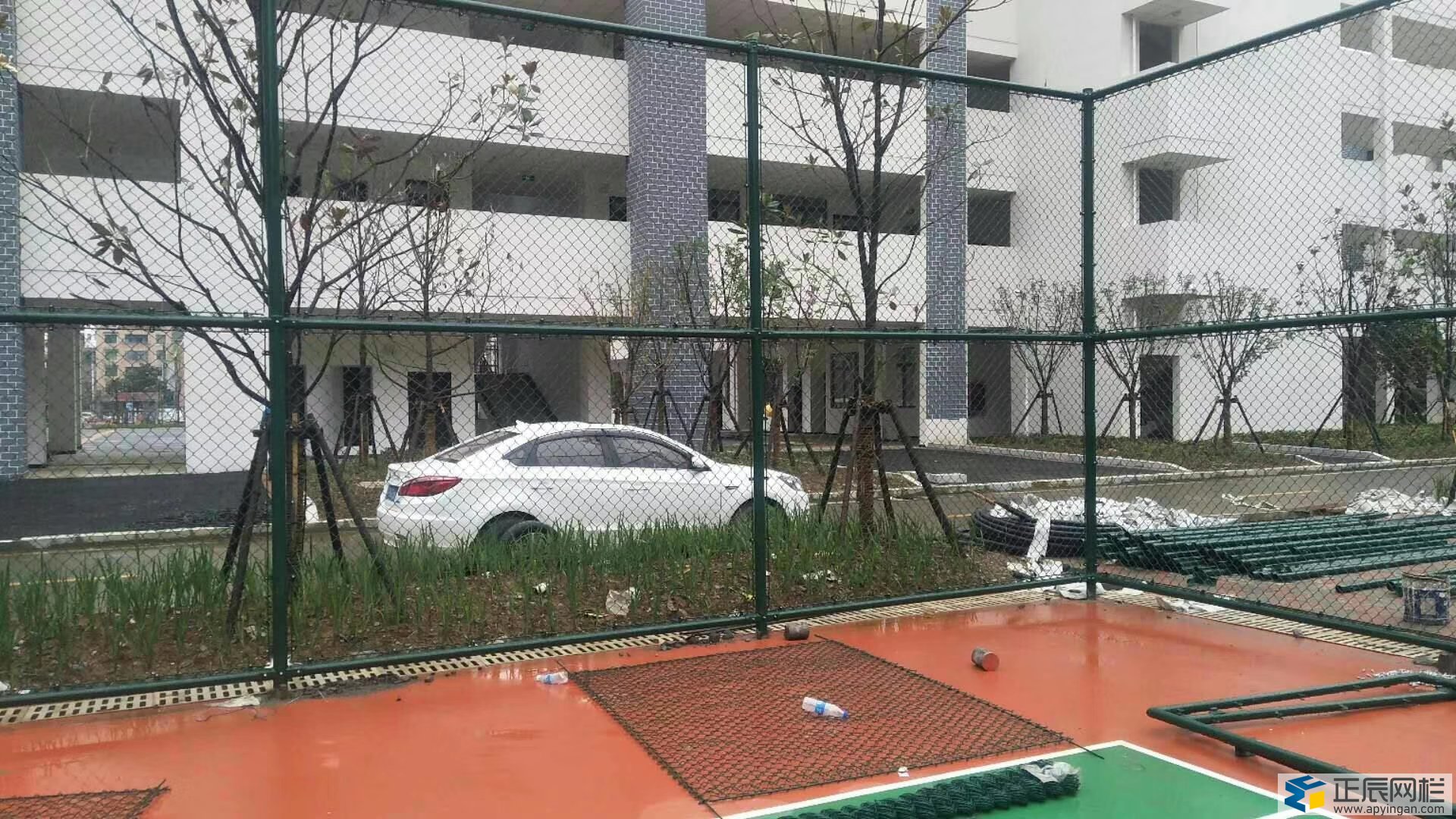 籃球場圍網(wǎng)施工圖